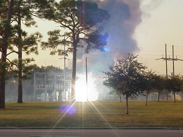 Power plant explosion